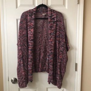 Knit colorful cardigan